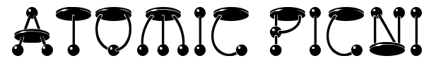 Atomic Picnic font preview